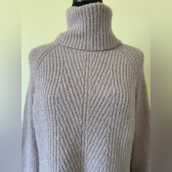 Women’s Madewell Lavender Mercer Turtleneck Sweater in Coziest‎ Yarn Size XS - Picture 9 of 11